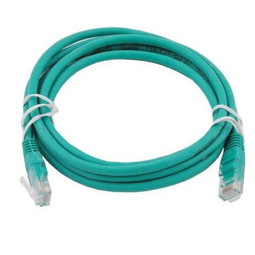 Патч-корд Cat.6, UTP, RJ45, 1.0 м, мідь, зелений, Atcom - зображення 2