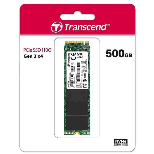 Накопичувач SSD NVMe M.2 500GB Transcend MTE110Q (TS500GMTE110Q) - зображення 4