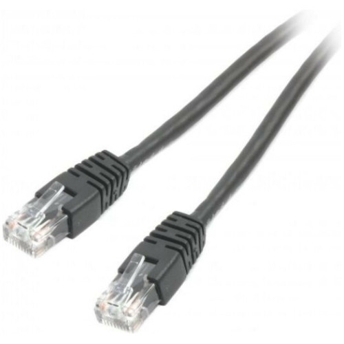 Патч-корд Cat.6, UTP, RJ45, 5.0 м, CCA, чорний, Cablexpert - зображення 1