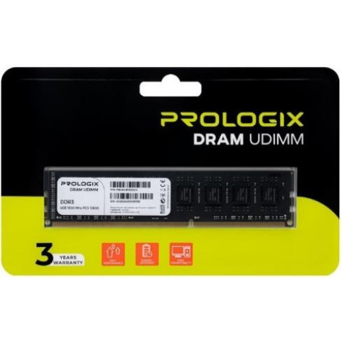 Пам'ять DDR3 RAM 4GB 1600MHz Prologix CL11 1.5V - зображення 4