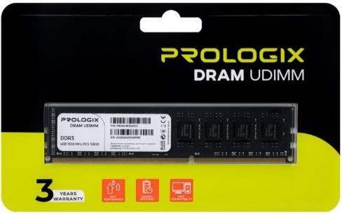 Пам'ять DDR3 RAM 4GB 1600MHz Prologix CL11 1.5V - зображення 4