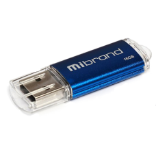 Флеш пам'ять USB 16Gb Mibrand Cougar Blue USB 2.0, пластик