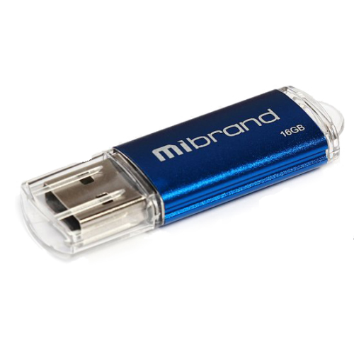 Флеш пам'ять USB 16Gb Mibrand Cougar Blue USB 2.0, пластик - зображення 1