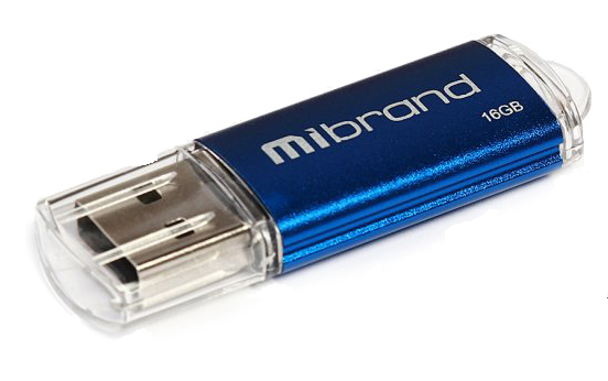 Флеш пам'ять USB 16Gb Mibrand Cougar Blue USB 2.0, пластик - зображення 1