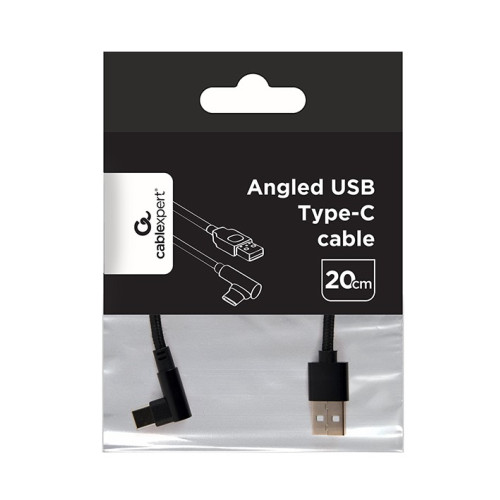 Кабель USB2  АM-Type C, 0.2 м, Cablexpert - зображення 3