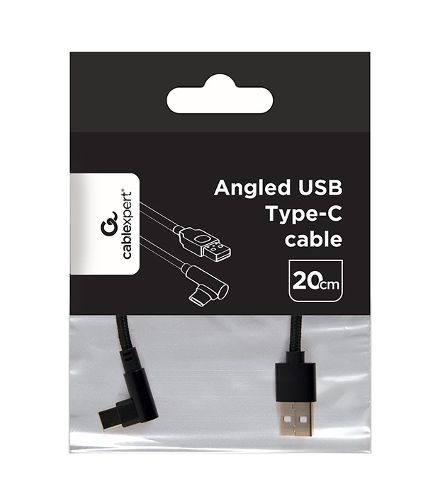 Кабель USB2  АM-Type C, 0.2 м, Cablexpert - зображення 3