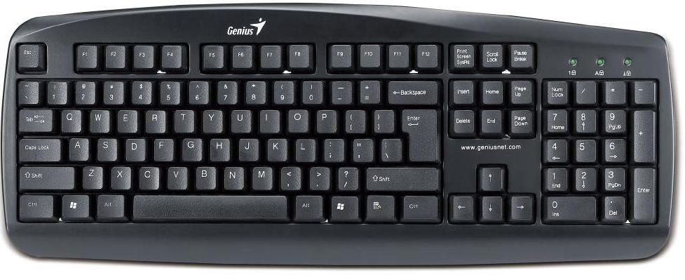 Клавіатура Genius KB-110 PS\/2  Black - зображення 3