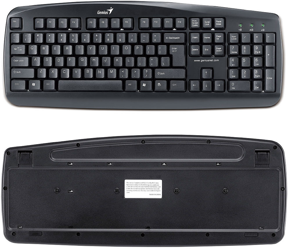 Клавіатура Genius KB-110 PS\/2  Black - зображення 4