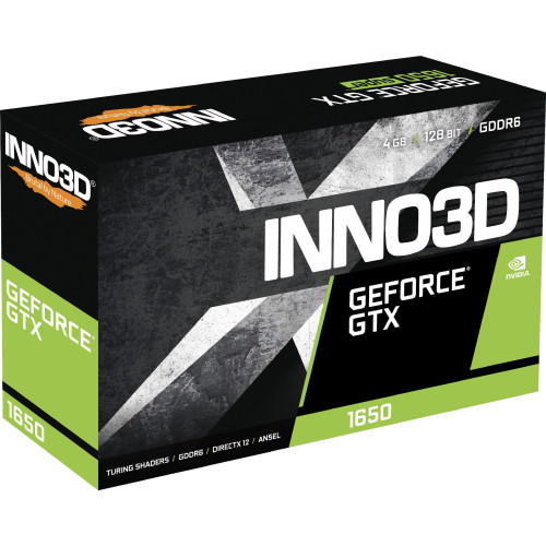 Відеокарта GeForce GTX1650 4 Gb GDDR6 INNO3D TWIN X2 OC V3 (N16502-04D6X-171330N) - зображення 3