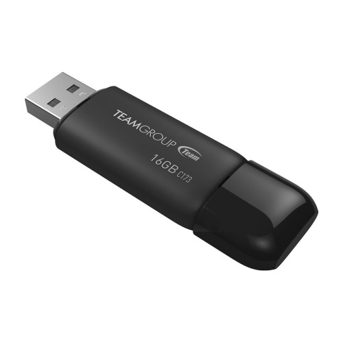 Флеш пам'ять USB 16Gb Team C173 Pearl Black USB 2.0 - зображення 2