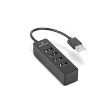 Концентратор USB 2.0 REAL-EL HQ-154 black 4 порти