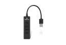 Концентратор USB 2.0 REAL-EL HQ-154 black 4 порти - зображення 2