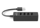 Концентратор USB 2.0 REAL-EL HQ-154 black 4 порти - зображення 4