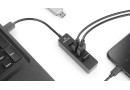 Концентратор USB 2.0 REAL-EL HQ-154 black 4 порти - зображення 6