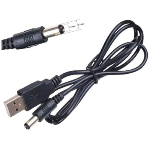 Кабель живлення USB to DC 5В-12В, 5.5 х 2.1 мм, Dynamode (DM-USB-DC-5.5x2.1-12V) - зображення 2