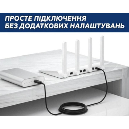 Кабель живлення USB to DC 5В-12В, 5.5 х 2.1 мм, Dynamode (DM-USB-DC-5.5x2.1-12V) - зображення 4