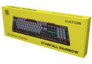 Клавіатура Hator Starfall Rainbow Origin Blue (HTK-609-BGB) - зображення 7