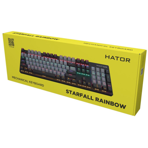 Клавіатура Hator Starfall Rainbow Origin Blue (HTK-609-BGB) - зображення 7