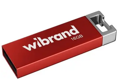 Флеш пам'ять USB 16Gb Wibrand Chameleon Red USB 2.0 - зображення 1