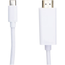 Кабель USB Type C to HDMI, 1.8m, PowerPlant