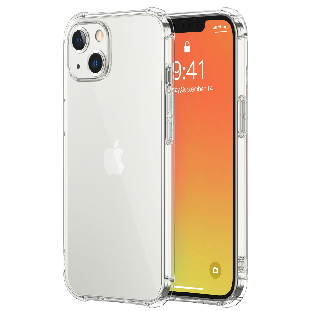 Чохол силіконовий BeCover Anti-Shock для Apple iPhone 13 Clear - зображення 1