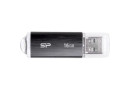 Флеш пам'ять USB 16Gb Silicon Power Ultima U02 Black USB2.0 - зображення 1