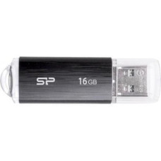 Флеш пам'ять USB 16Gb Silicon Power Ultima U02 Black USB2.0 - зображення 1