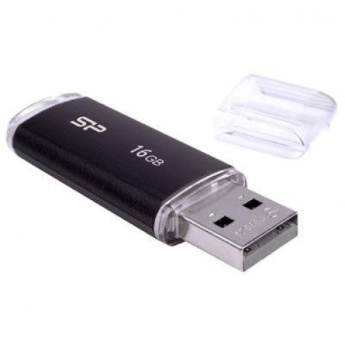 Флеш пам'ять USB 16Gb Silicon Power Ultima U02 Black USB2.0 - зображення 4