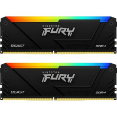 Пам'ять DDR4 RAM_64Gb (2x32Gb) 3600Mhz Kingston Fury Beast RGB (KF436C18BB2AK2/64)