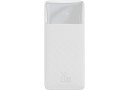 Батарея POWER BANK Baseus Bipow Display 30000mAh 20W White - зображення 1