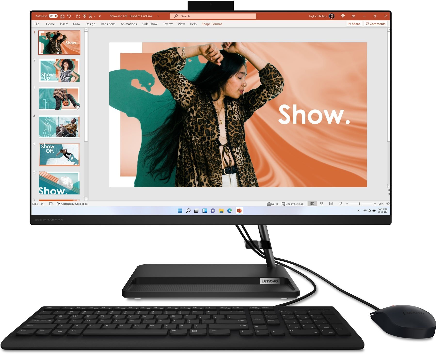 Комп'ютер Lenovo IdeaCentre AiO 3 27ALC6 (F0FY00LNUO) - зображення 4