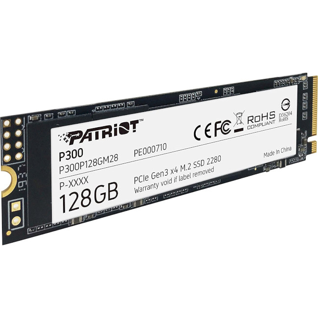 Накопичувач SSD NVMe M.2 128GB Patriot P300 (P300P128GM28) - зображення 2