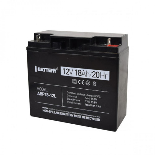 Акумуляторна батарея I-Battery, 12V, 18 Ah, AGM - зображення 1