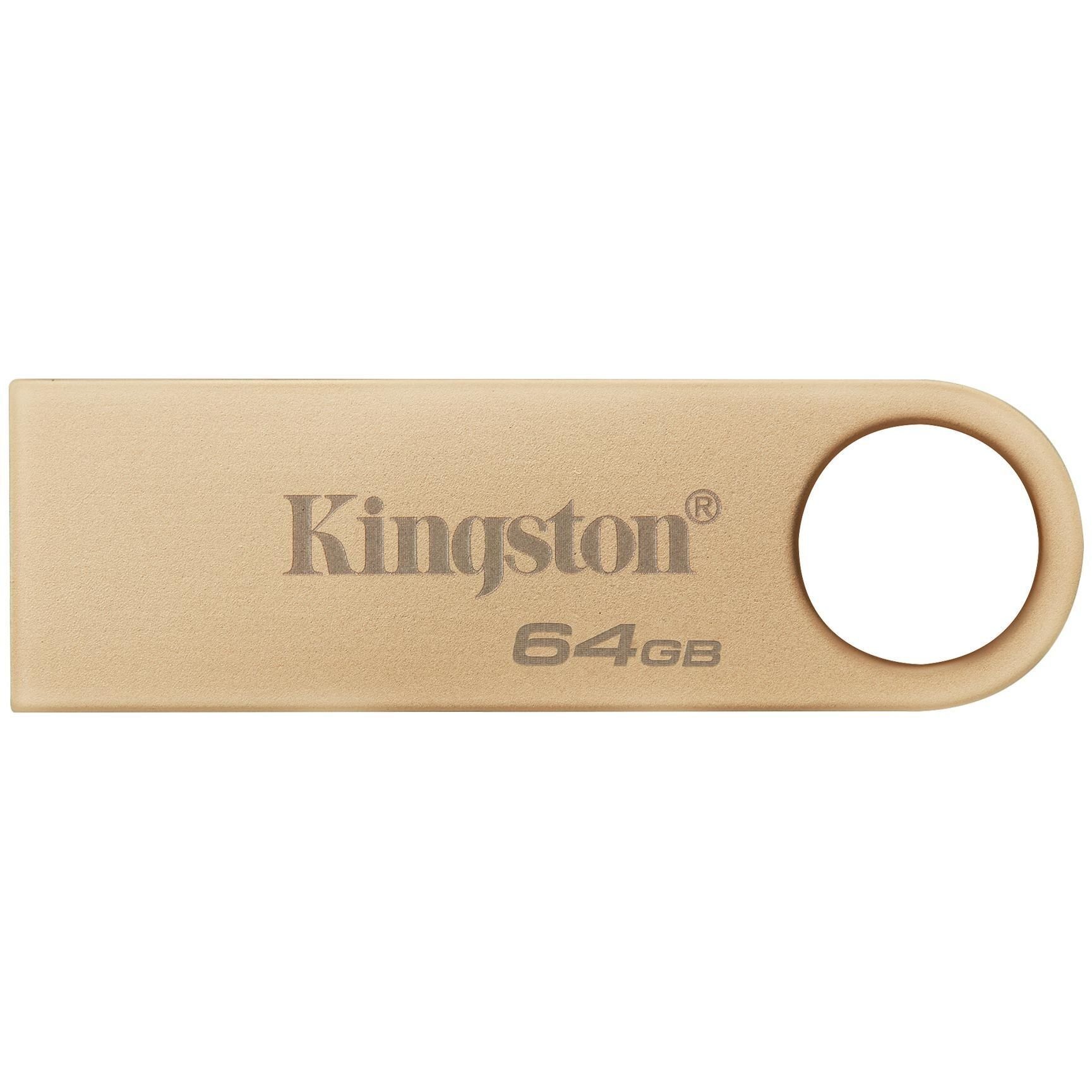 Флеш пам'ять USB 64 Gb Kingston SE9 G3 Gold - зображення 2