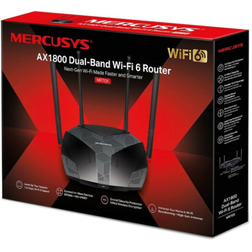 Маршрутизатор WiFi Mercusys MR70X - зображення 4