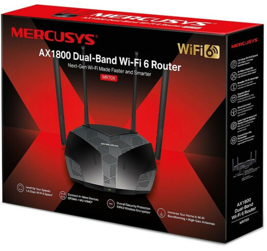 Маршрутизатор WiFi Mercusys MR70X - зображення 4