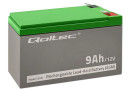 Акумуляторна батарея Qoltec AGM 12V 9Ah (53031) - зображення 1