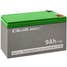 Акумуляторна батарея Qoltec AGM 12V 9Ah (53031)
