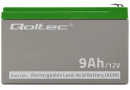 Акумуляторна батарея Qoltec AGM 12V 9Ah (53031) - зображення 2