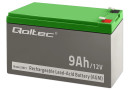 Акумуляторна батарея Qoltec AGM 12V 9Ah (53031) - зображення 3