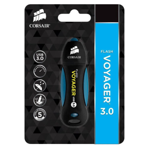 Флеш пам'ять USB 64 Gb Corsair Flash Voyager Water Resistant USB3.0 - зображення 3