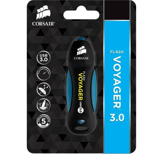 Флеш пам'ять USB 64 Gb Corsair Flash Voyager Water Resistant USB3.0 - зображення 3