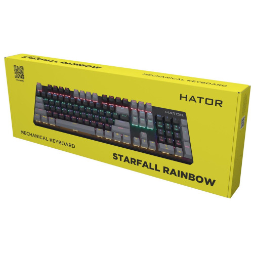 Клавіатура Hator Starfall Rainbow Origin Blue (HTK-609-BBG) - зображення 7