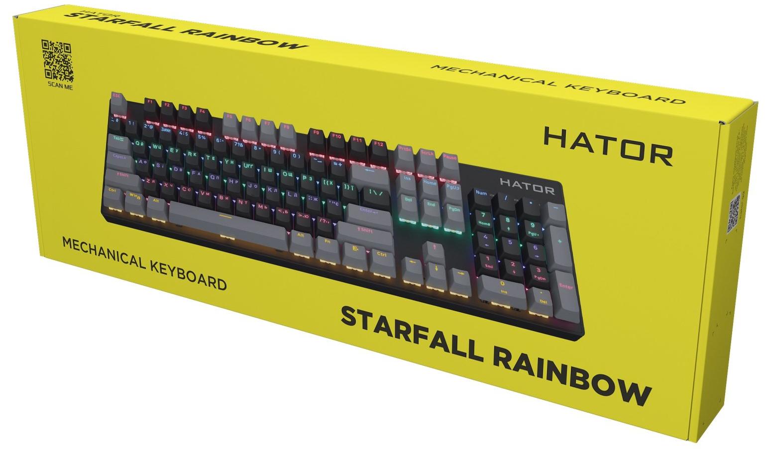 Клавіатура Hator Starfall Rainbow Origin Blue (HTK-609-BBG) - зображення 7