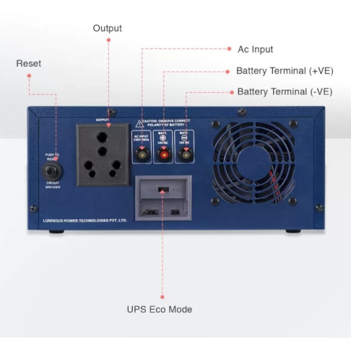 ББЖ Luminous ECO VOLT NEO 900VA12V (F04190009819) - зображення 3