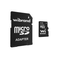 MicroSD 4 Gb Wibrand class 4