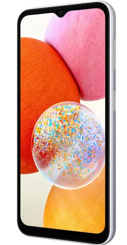 Смартфон SAMSUNG Galaxy A14 4\/64Gb Silver (SM-A145FZSU) - зображення 4