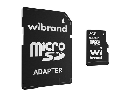 MicroSD 8 Gb Wibrand class 4 - зображення 1