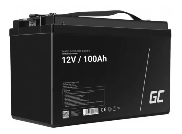 Акумуляторна батарея Green Cell AGM VRLA 12V 100Ah (AGM30) - зображення 1