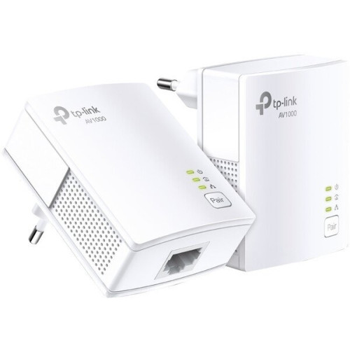 Мережевий адаптер PowerLine TP-Link Gigabit Powerline Starter Kit TL-PA7017KIT - зображення 1